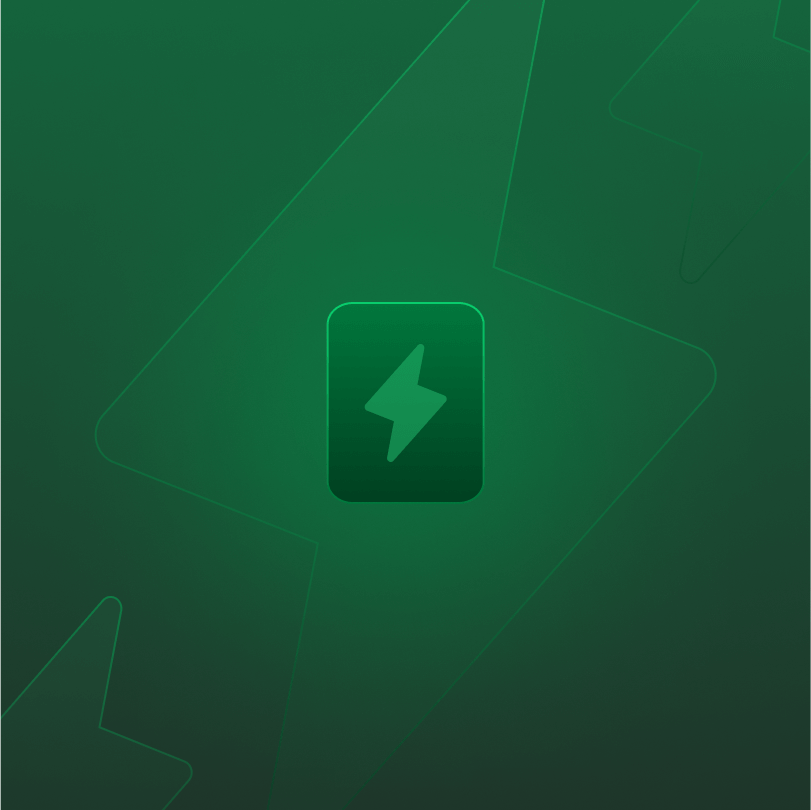 Icon representing significant energy savings