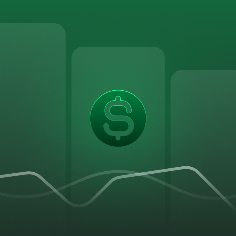 Icon representing reduced maintenance costs with AI driven insights
